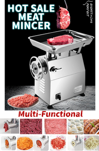 Mini máquina picadora de carne de mesa de acero inoxidable Manual de servicio pesado automático con placa de <span class=keywords><strong>42</strong></span> cabezas Tt 12 32 #32 Xxl EE. UU. - Product Image 5