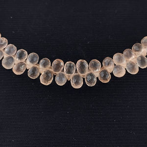 6x9mm-7x12mm corte facetado amatista lágrima gota cuentas de piedras preciosas 8 pulgadas hebra larga para la fabricación de joyas - Product Image 6