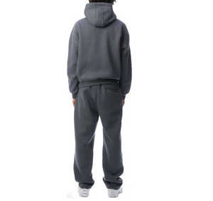 Conjunto de Dos Piezas con Logotipo Personalizado, Sudaderas Deportivas Transpirables y Antibacterianas de Alta Calidad, Sudaderas con Capucha para Correr y Hacer Ejercicio, de Poliéster - Product Image 5