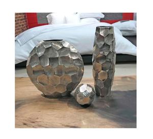 Meilleure vente de vase à fleurs en métal moderne en aluminium coulé avec un design unique et dernier cri pour les occasions de mariage - Product Image 4