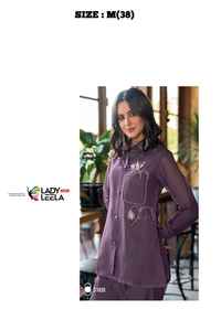 Dernière tenue de créateur Ensemble de CO-ORD Pure Handwork Viscose Organza & Pantalon Achats en ligne Inde À vendre - Product Image 3