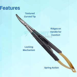 Instrumentos cardiovasculares Castroviejo soporte de aguja 140mm superventas Castroviejo soporte de aguja 140mm - Product Image 3