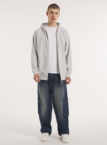 Sudadera con cremallera de gran tamaño para hombre Proveedor Sudadera con capucha holgada elegante para ropa de estilo callejero - Product Image 4