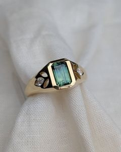 แหวนเพชร VVS1 ดีไซน์ทันสมัย ทองคำขาว 16 กะรัต ประดับเพชรเลี้ยงในห้องปฏิบัติการ รับรองโดย IGI เหมาะสำหรับงานปาร์ตี้ งานกลางคืน งานแต่งงาน - Product Image 3