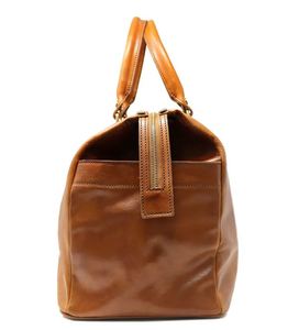 Bolso de lona de cuero genuino de alta calidad, gran capacidad, nuevo diseño - Product Image 2