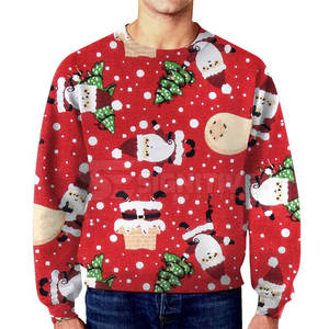 OEM conception personnalisée hommes 100% coton pull-over sweatshirt meilleure vente mode hiver été vêtements derniers sweats à capuche de Noël - Product Image 2