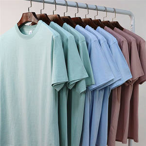 230 Gsm Heavy algodón al por mayor de manga corta de alta calidad Oem logo personalizado unisex camiseta para hombres - Product Image 4