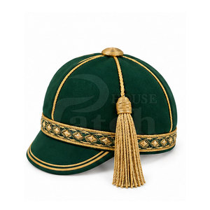 Elegant Honour <b>Hat</b> Classic Traditional Formal Headwear With Trim Crown <b>Band</b> Tassel Custom Ceremonial Presentation Design - Product Image 4