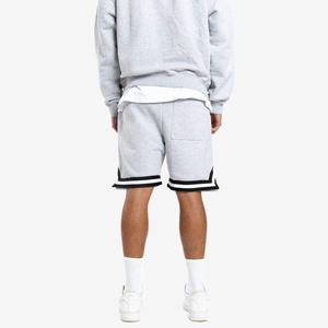 Shorts de basket-ball personnalisés pour hommes et femmes, streetwear uni, bas de sport, taille élastique, coupe ample, respirant, confortable, sportif et décontracté - Product Image 4