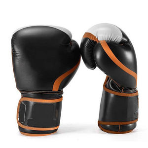 Guantes de boxeo de alta calidad, superventas, cuero PU, logotipo personalizado y cierre de correa de Color, Equipo de Boxeo de Color blanco y negro - Product Image 5