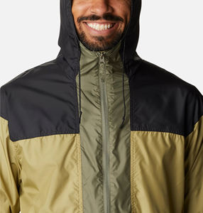 Veste coupe-vent en nylon fin 2026 pour homme, col montant, imperméable, avec capuche coupe-vent 2026 - Product Image 4