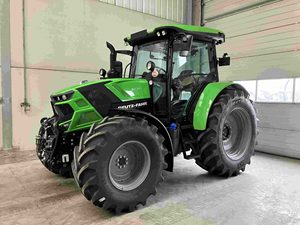 Tracteur à roues multifonctionnel Deutz-Fahr 5080 6160 6190 TTV 4RM avec moteur Fawde 100 CV en bon état - Product Image 2