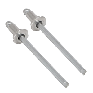 Rivet semi-tubulaire personnalisé en acier inoxydable, acier au carbone, aluminium, zingué, grade 4.8 6.8 - Product Image 1
