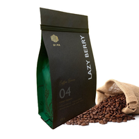 Granos de café tostados de Vietnam, Hiva's coffee 100% Pure Robusta, 0,25 kg, fuerte, de cuerpo entero, acepta café fresco OEM