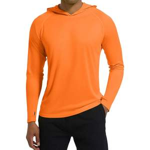 Léger hommes femmes en plein air Gym Fitness Compression chemise à capuche séchage rapide respirant Flexible professionnel Performance chemises - Product Image 1