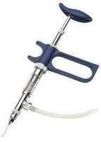 Seringue automatique en métal de la meilleure marque, durable, en laiton chromé, avec raccord Luer Lock, 1ml-5ml-10ml, pour usage vétérinaire (vente en gros)