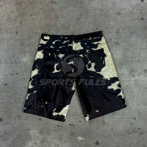 Authentic SPORTS FULL Men Handmade Custom Color Hair-on Cowhide Real Calf Hair Leather Shorts Quick Dry <b>Button</b> Fly Mid Waist - Product Image 6