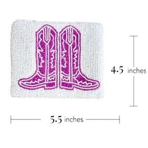 Monedero de Mano con Diseño Moderno, Bordado con Cuentas, Hecho a Mano, con Color Personalizado para Niña - Product Image 5