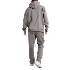 Sudadera con Capucha y Pantalones Deportivos de Algodón 100% Transpirable con Diseño de Logotipo Personalizado para Hombre - Product Image 2