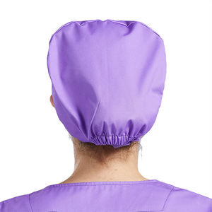 Unisex Doctor Enfermera Algodón Poliéster Hospital Quirúrgico Scrub Cap Custom Scrub Caps - Product Image 2