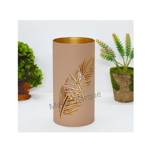 Fantaisie Laser Découpe Conception Incroyable Lanterne Votive Vintage En Métal Maison lanterne décorative Petite Main Artisanat Lanterne Décorative - Product Image 6