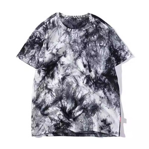 Diseñe su propio mejor Material Algodón Poliéster Hombres Camisetas Último diseño Precios al por mayor Hombres Camiseta de gran tamaño con hombros caídos - Product Image 1