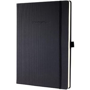 SIGEL Conceptum <b>Notebook</b> Approx. DIN A4 Lined Black 97 Sheets - Product Image 1