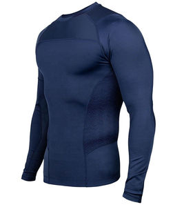 Rashguard de Alta Calidad para Hombre, con Protección Solar UPF50, Impresión por Transferencia de Calor, Nailon y Poliéster, para BJJ y MMA, con Logotipo Frontal - Product Image 3
