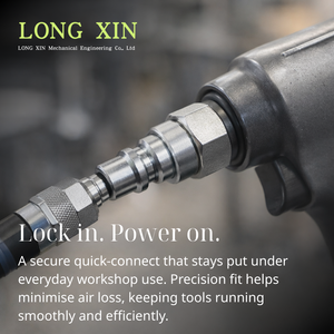 Acoplador Rápido de Acero Mecanizado CNC de Precisión, Forma Hexagonal, Galvanizado en Zinc, Hecho a Medida para la Industria Robótica. JHI-812PP - Product Image 4