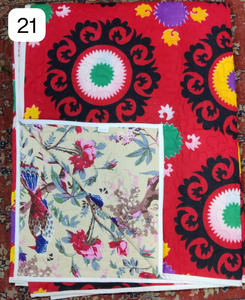 Lujosos edredones de retazos de algodón reversibles, ropa de cama elegante para todas las estaciones para la máxima comodidad y estética versátil para el hogar - Product Image 3