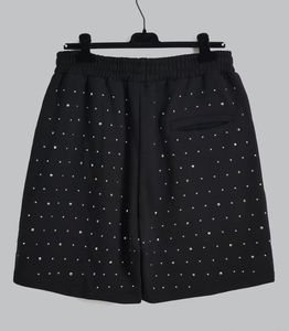 Joggers 2025 Fabricants de qualité supérieure Prix de gros Été Nouveau Short ample et confortable avec strass Noir pour hommes OEM - Product Image 2