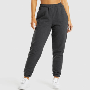 Pantalon de survêtement baggy doux et chaud en coton respirant ceinture élastique pantalon de survêtement en éponge pour femmes pantalon de jogging d'hiver à la mode - Product Image 4