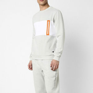 ชุดเสื้อสเวตเตอร์กางเกงชุดวอร์มสำหรับผู้ชายชุดวอร์มสำหรับใส่ออกกำลังแบบสั่งตัด - Product Image 4