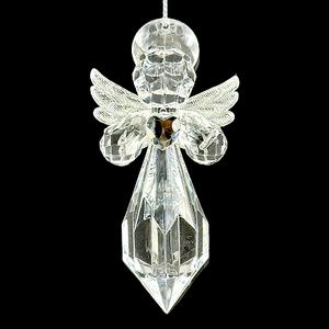 นางฟ้าอะคริลิคสีทองใสประดับเพชรรูปหยดน้ำตกแต่งเทศกาลคริสต์มาสปีใหม่ - Product Image 3