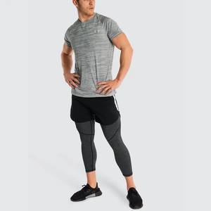 Ropa de Entrenamiento Personalizada para Hombre, Camiseta de Algodón para Gimnasio, Venta al Por Mayor, Marca Privada, Impresión Digital, Transpirable, de Secado Rápido - Product Image 4