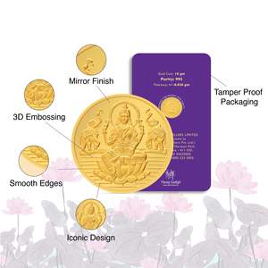 เหรียญทอง 24 กะรัต 995 ลักษมีศรี - เครื่องประดับสะสมทางวัฒนธรรม - Product Image 4