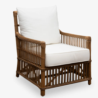 Vente en gros de fauteuil en rotin naturel mobilier de salon antique mobilier de maison rustique et décoration du Vietnam