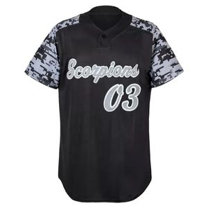 Nouvelle arrivée personnalisable, vêtements de sport grande taille, ensemble uniforme de baseball et de softball respirant, équipes, haute performance, élégant, 100% - Product Image 5
