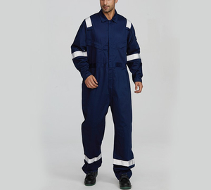 Logo personnalisé OEM 100% coton anti-incendie combinaison d'électricien sécurité mécanique ingénierie uniforme soudeur huile et combinaison de champ - Product Image 2