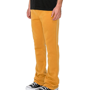 High Quality Customized 100% Cotton Men's Sports Sweatpants Wholesale Mid Waist <b>Drawstring</b> Wide Leg Windproof Quick-Dry - Product Image 5