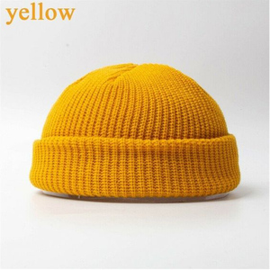 หมวกทรง Beanie maglia da Donna Uomo <span class=keywords><strong>Miki</strong></span> ลายคลื่นใน maglia trawler Beanie หมวกสีทึบของผู้ชาย - Product Image 6