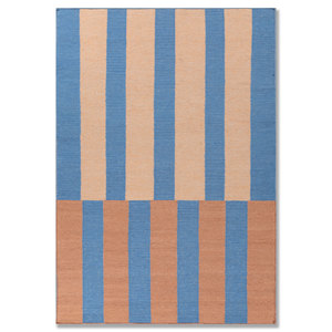 Alfombra de Lana Tejida Plana Roja y Naranja con Diseño de Damas, Rectangular Grande de 9x12, Estilo Clásico para Entrada o Dormitorio - Modelo ADWL-1314 - Product Image 1