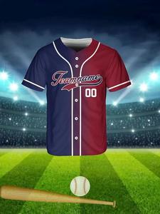 ชุดกีฬาเบสบอลระบายอากาศได้ดีสำหรับทีมและแฟนกีฬาชุดลำลองสวมใส่สบาย - Product Image 6