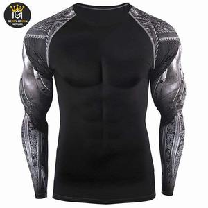 เสื้อออกกำลังกายแบบรัดกระชับสัดส่วนสำหรับผู้ชายเสื้อออกกำลังกายแบบสั้นระบายอากาศได้ดีมี2025 - Product Image 1