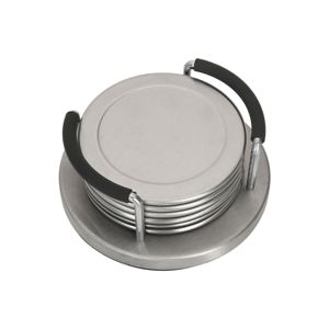 พรีเมี่ยมที่มีคุณภาพรอบโลหะสูงเสร็จรองแก้วสำหรับชากาแฟ - Product Image 1