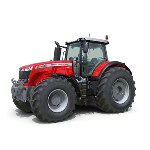 Tracteur agricole utilitaire Massey Ferguson 8740S 4x4 à cabine fermée, moteur 25 CV, pour travaux sur le terrain, couleur rouge - Product Image 6