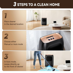 Dépoussiéreur électrique Cyclone Aspiration Smart Induction Vacuum Dustpan Hair Sweeper Floor Cleaning Device Home Salon - Product Image 3