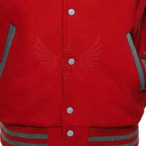 Vestes Letterman en laine de haute qualité pour hommes avec manches en cuir pour l'hiver en vente en ligne pour adultes - Product Image 6