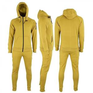 Combinaison de jogging avec logo personnalisé 100% survêtement en polyester survêtements épais et lourds ensemble de pantalons de survêtement et sweat à capuche unisexe maillot de vêtements de sport - Product Image 4