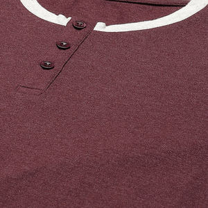 Ropa de hombre de alta calidad 100% camisetas de algodón para hombre elegante camiseta en blanco de talla grande de manga larga camisetas lisas para hombre - Product Image 5